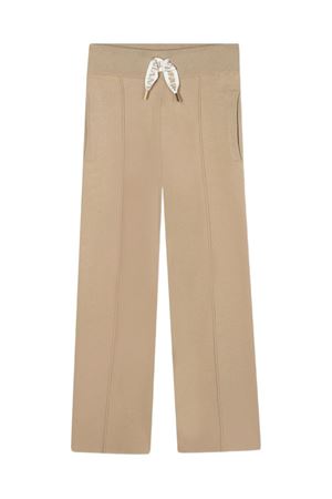 brown cotton trousers LANVIN KIDS | N30274P51